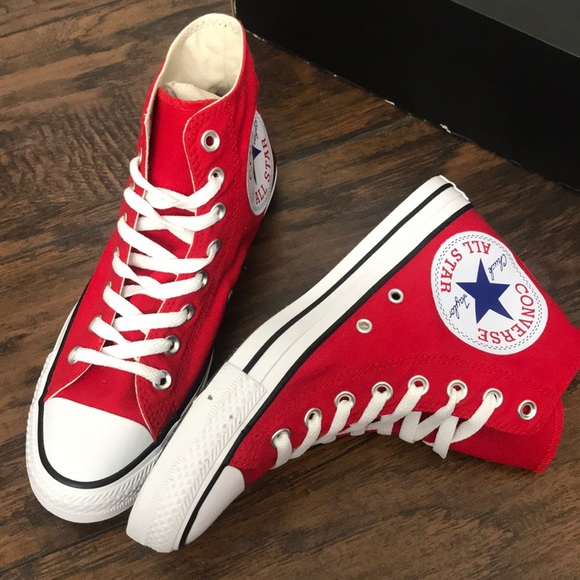 converse red high